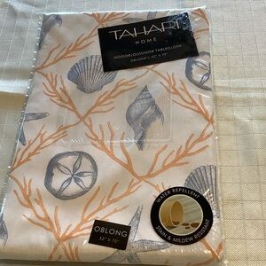 NEW TAHARI OBLONG INDOOR/OUTDOOR TABLE CLOTH